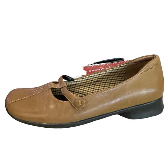 Nine West Women's Mary Jane Flats Brown Size 6M Comfortable Classic - Picture 4 of 8